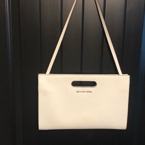 White Michael Kors clutch